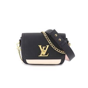 Louis Vuitton Lockme Tender Chain Shoulder Bag Leather Noir